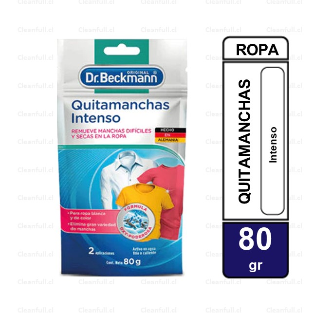 QUITAMANCHAS DR BECKMANN INTENSA MULTIUSOS 80G