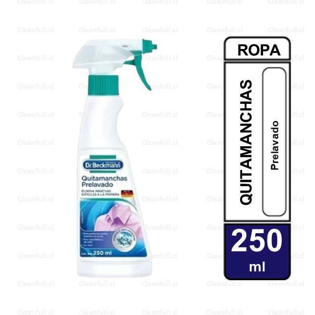 QUITAMANCHAS DR BECKMANN PRELAVADO INTENSO SPRAY 250 ML