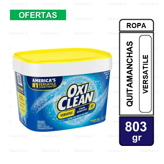 QUITAMANCHAS EN POLVO OXI CLEAN VERSATILE 803 GR