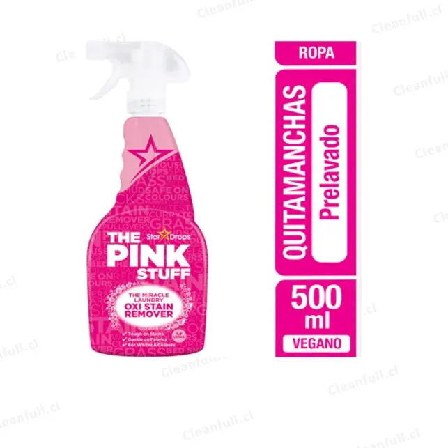 QUITAMANCHAS THE PINK STUFF OXI PRELAVADO 500 ML