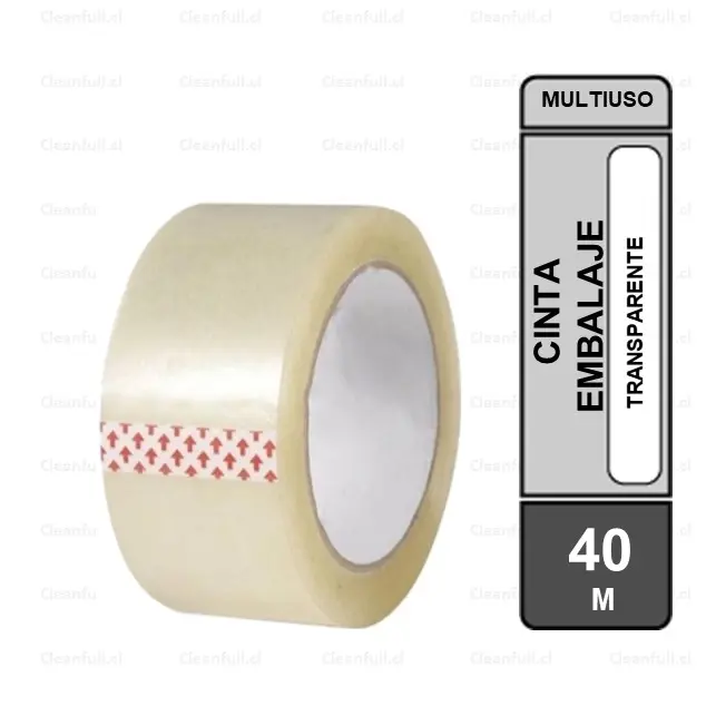 CINTA EMBALAJE 48 MM 40 MT TRANSPARENTE