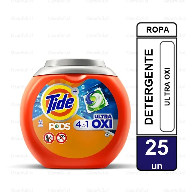 DETERGENTE CAPSULAS TIDE PODS ULTRA OXI 25 UN