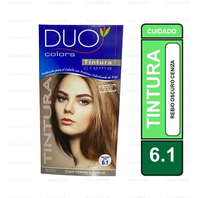 DUO COLORS TINTURA 6.1 RUBIO OSCURO CENIZA