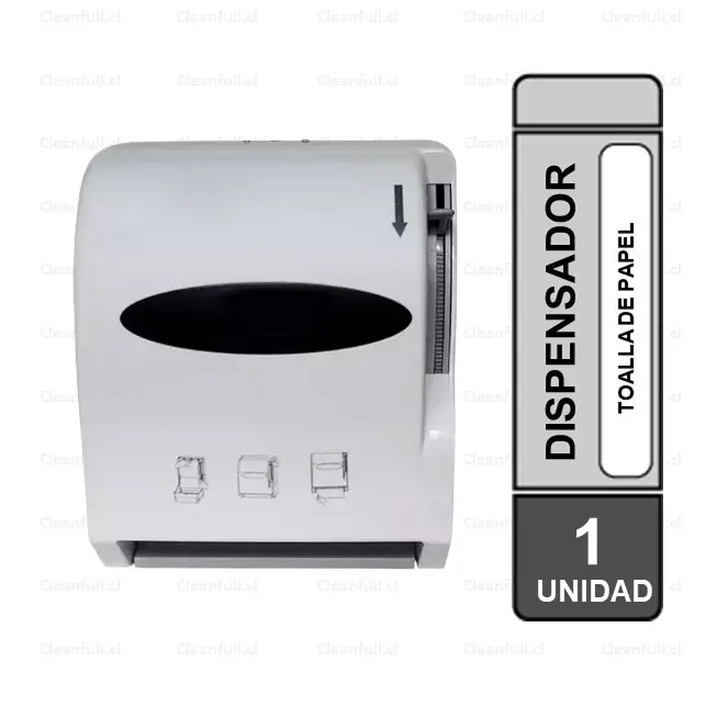 DISPENSADOR TOALLA PAPEL / PLASTICO BLANCO