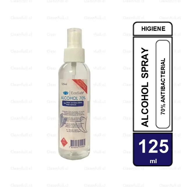 ALCOHOL SPRAY 70% ECOSAFE 125 ML