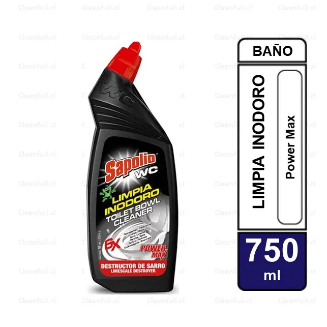 LIMPIA INODORO SAPOLIO WC POWER MAX 750 ML