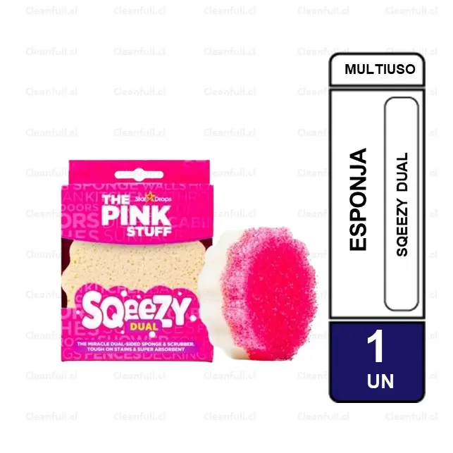 ESPONJA THE PINK STUFF DUAL SQEEZY