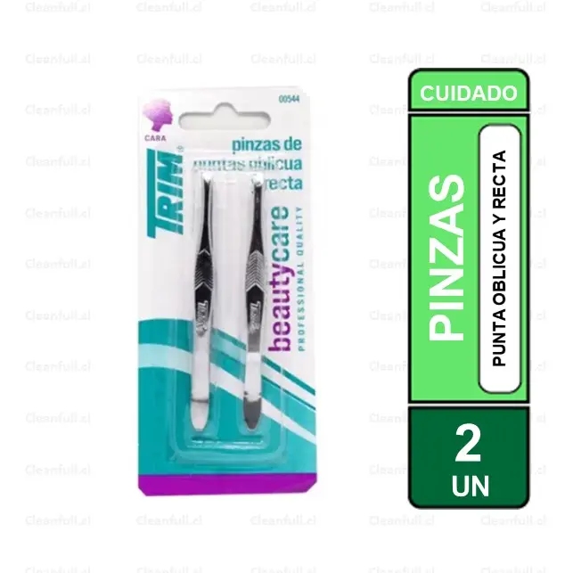 PINZAS TRIM DE CEJAS PUNTA OBLICUA 2UN
