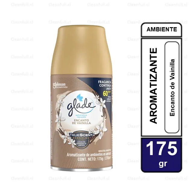 REPUESTO AMBIENTAL AUTOMATICO GLADE ENCANTO VAINILLA 270 CC
