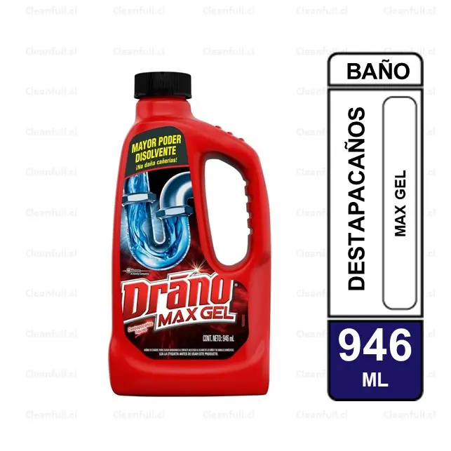 DESTAPACAÑOS DRAÑO MAX GEL 946 ML