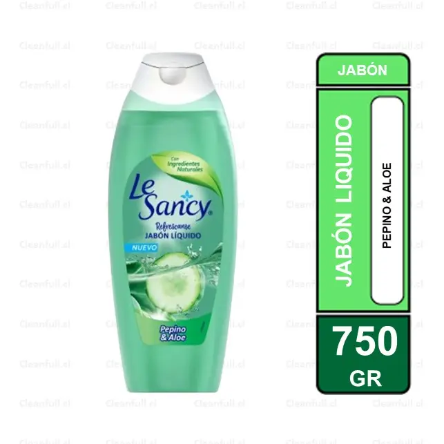 JABON LIQUIDO LE SANCY PEPINO Y ALOE 750ML 