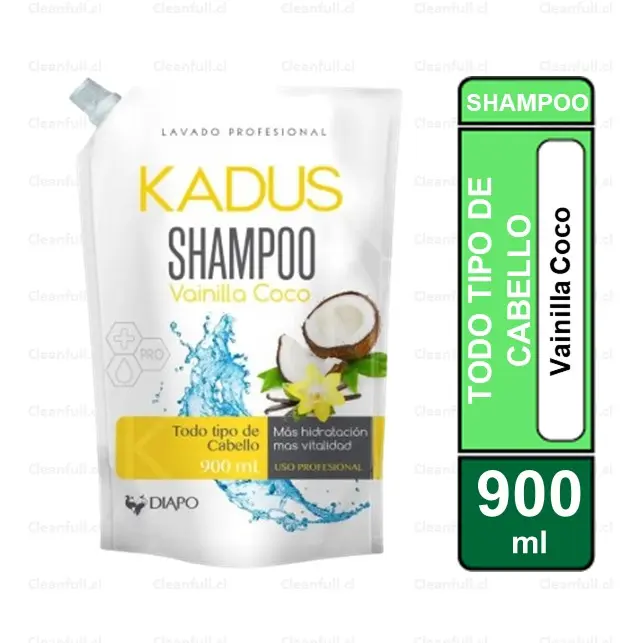 SHAMPOO KADUS VAINILLA COCO DOYPACK 900ML