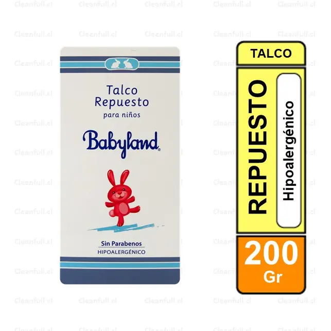 TALCO RECARGA BABYLAND 200 GRS