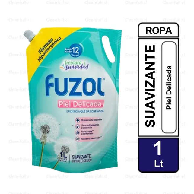 SUAVIZANTE FUZOL PIEL DELICADA HIPOALERGENICO DOYPACK 1L