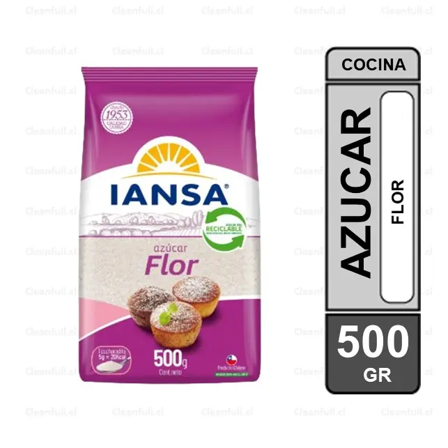 AZUCAR FLOR  IANSA 500GR