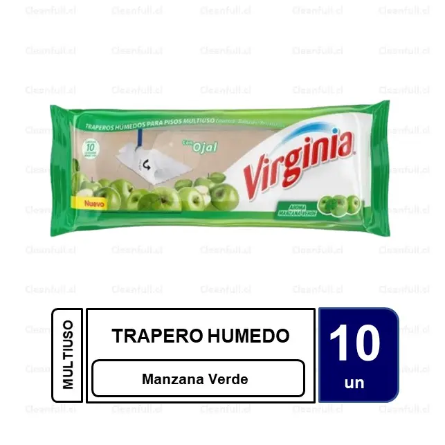 TRAPERO HUMEDO VIRGINIA MANZANA VERDE 10 UN