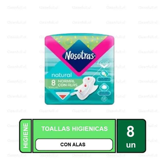 TOALLA HIGIENICA NOSOTRAS DIA 8 UNI