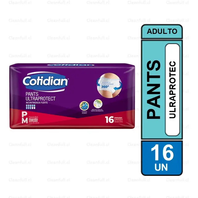 PAÑALES PANTS COTIDIAN P/M 16 UN