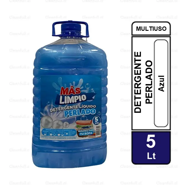 DETERGENTE MAS LIMPIO PERLADO AZUL 5 LT