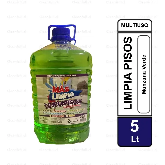 MAS LIMPIO LIMPIA PISOS MANZANA VERDE 5 LT