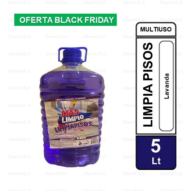 LIMPIA PISOS MAS LIMPIO LAVANDA 5 LT