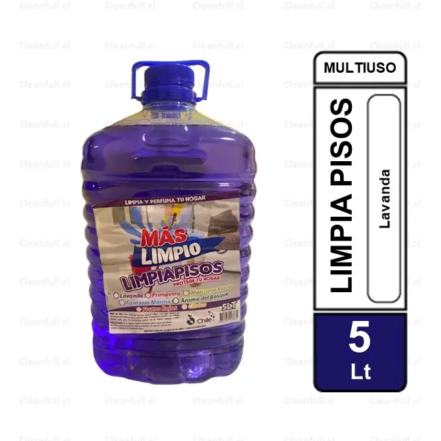 MAS LIMPIO LIMPIA PISOS LAVANDA 5 LT