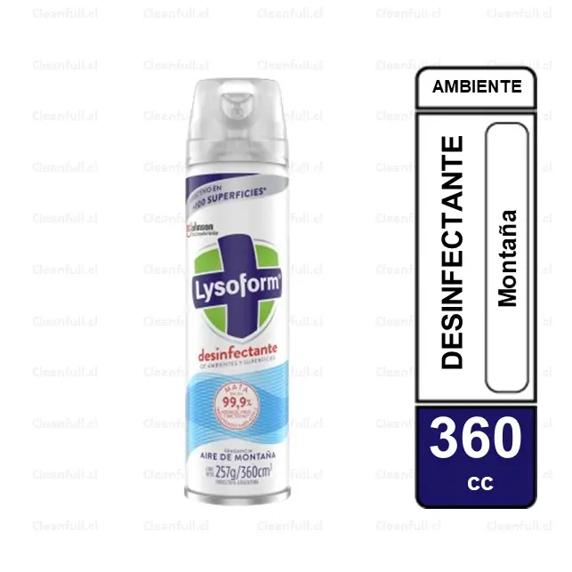 DESINFECTANTE LYSOFORM  AIRE MONTAÑA 360CC 