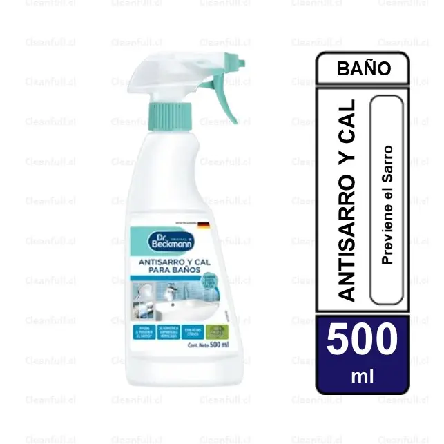 ANTISARRO Y CAL PARA BAÑOS DR BECKMANN 500 ML