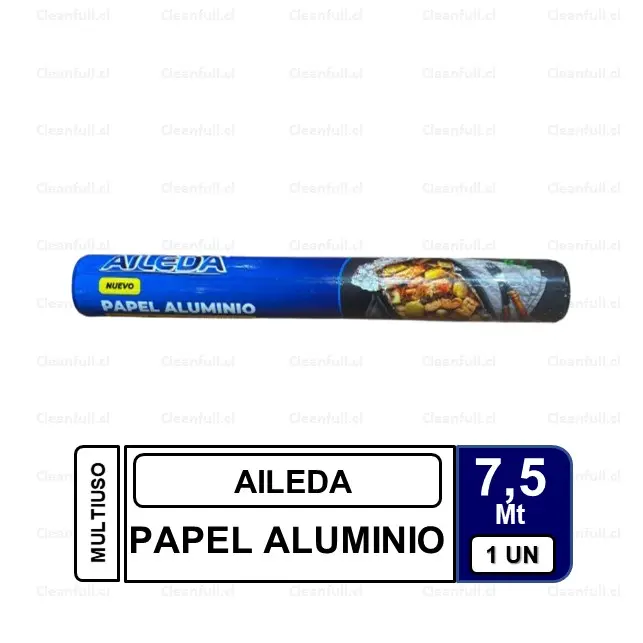 PAPEL ALUMINIO AILEDA PARA COCINA 7.5 MTS