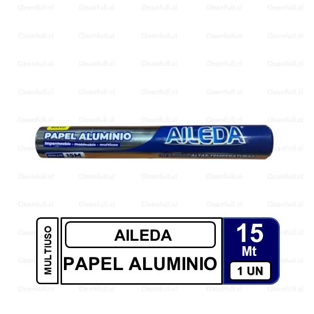 PAPEL ALUMINIO AILEDA PARA COCINA 15 MTS