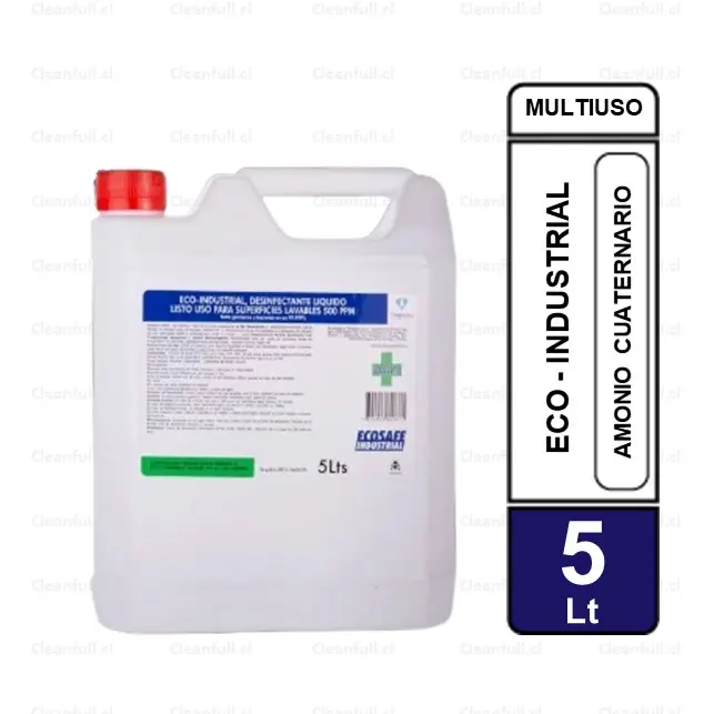 AMONIO CUATERNARIO ECO-INDUSTRIAL DESINFECTANTE 5 LT