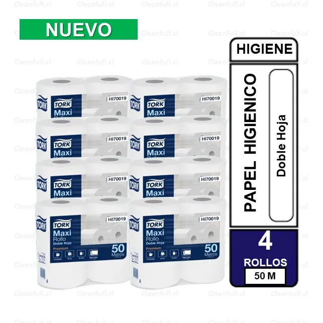 MANGA PAPEL HIGIENICO TORK PREMIUM DH 32 ROLLOS 50 MT