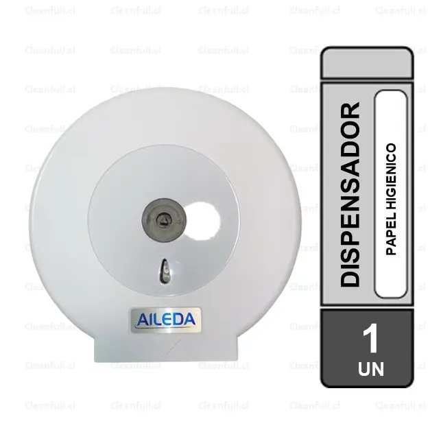 DISPENSADOR BLANCO AILEDA PAPEL HIGIENICO 