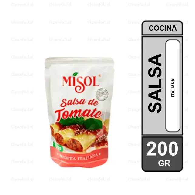 SALSA DE TOMATES ITALIANA MISOL 200 GR