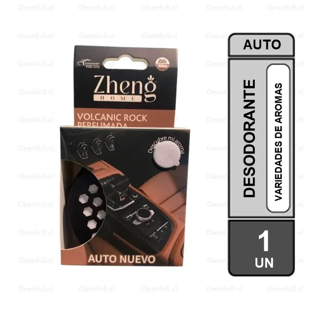 DESODORANTE ZHENG HOME PARA AUTO VOLCANIC ROCK PERFUMADA (VARIEDADES AROMAS)