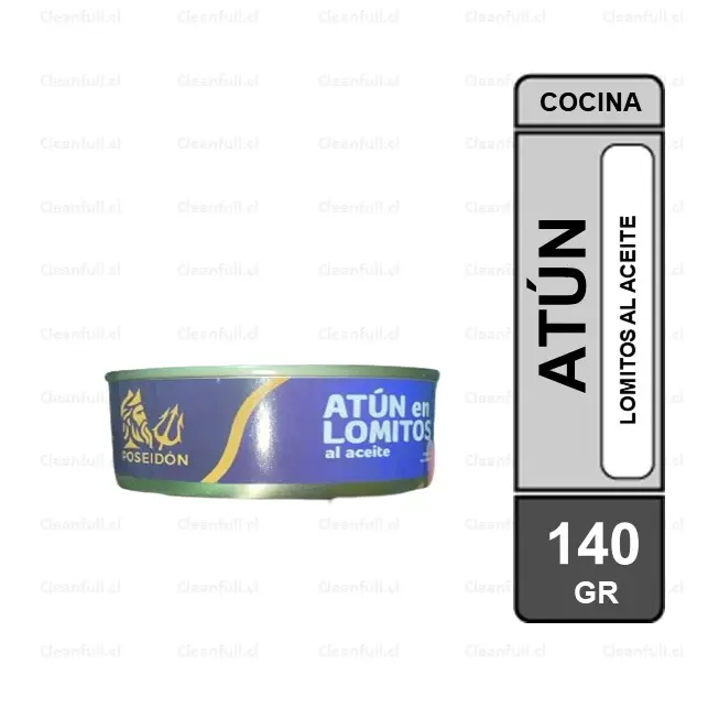 ATUN POSEIDON EN LOMITOS AL ACEITE 140 GR 