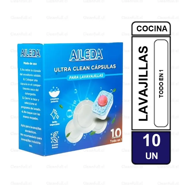 CAPSULAS AILEDA LAVAVAJILLAS TODO EN 1  - 10 UN