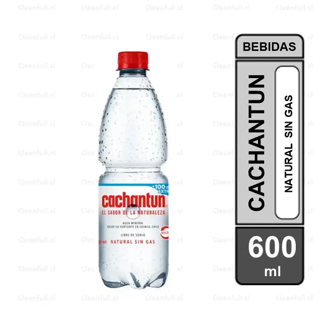AGUA MINERAL CACHANTUN SIN GAS 600ML