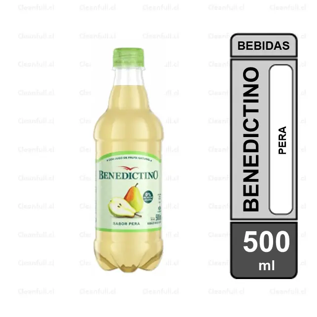 AGUA SABORIZADA BENEDICTINO PERA 500ML  