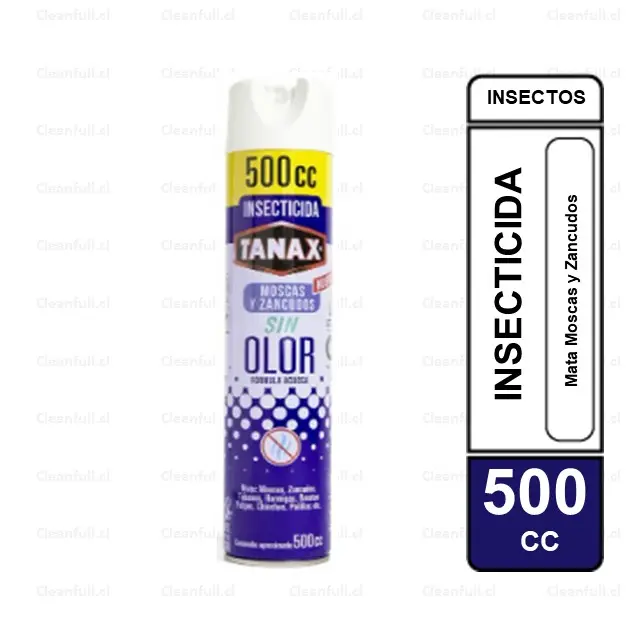 INSECTICIDA TANAX MATA MOSCAS Y ZANCUDOS SIN OLOR 500 CC