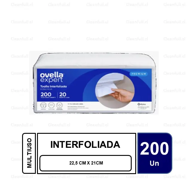 TOALLA INTERFOLEADA OVELLA EXPERT 200 UN