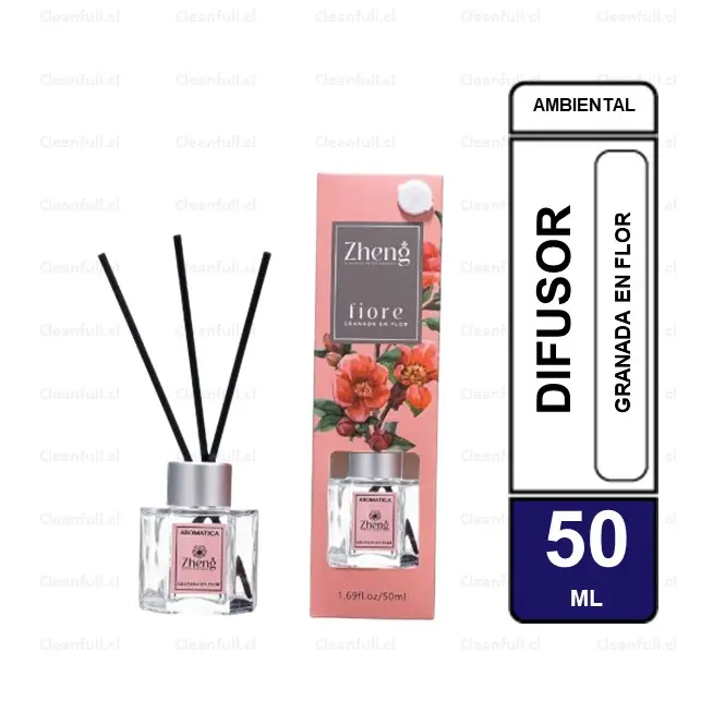 DIFUSOR AROMATIZANTE ZHENG FIORE GRANADA EN FLOR 50 ML