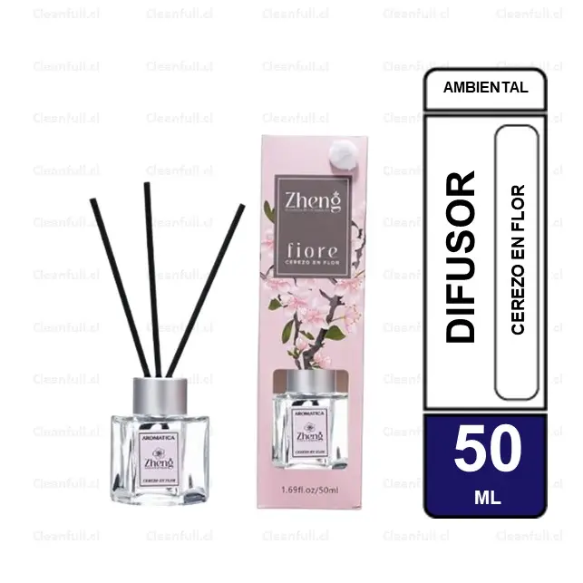 DIFUSOR AROMATIZANTE ZHENG FIORE CEREZO EN FLOR 50 ML
