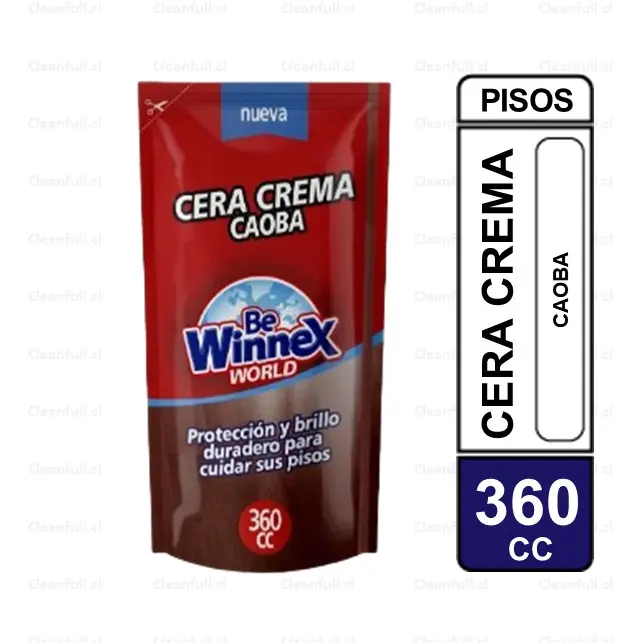 CERA CREMA WINNEX CAOBA 360 ML