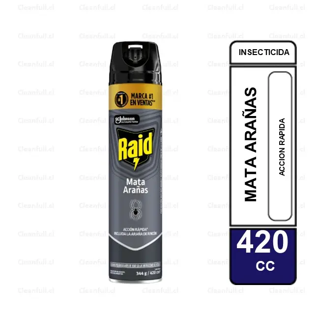 INSECTICIDA RAID MATA ARAÑAS 420CC