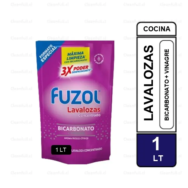 LAVALOZAS FUZOL DOYPACK BICARBONATO + VINAGRE 1 LT