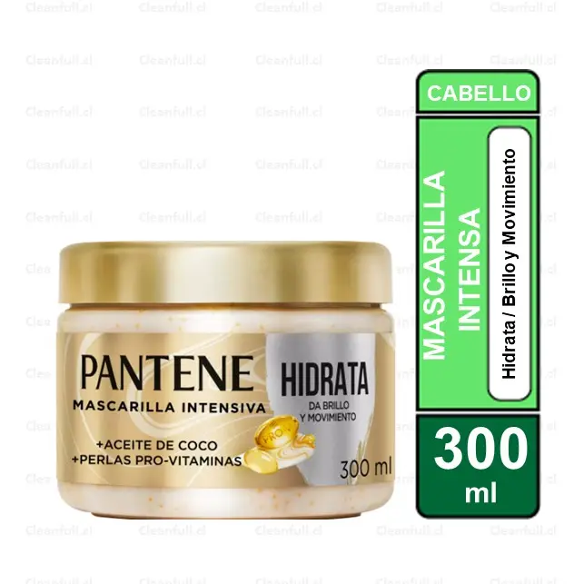MASCARILLA PANTENE HIDRATA BRILLO Y MOVIMIENTO 300 ML 