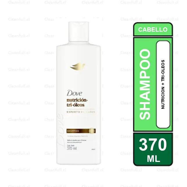 SHAMPOO DOVE NUTRICION + TRI-OLEOS 370 ML