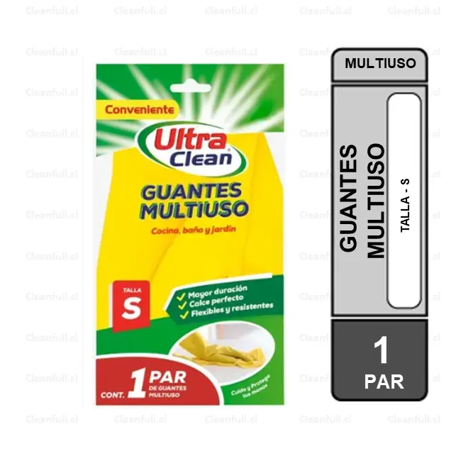 GUANTES MULTIUSO ULTRA CLEAN TALLA - S