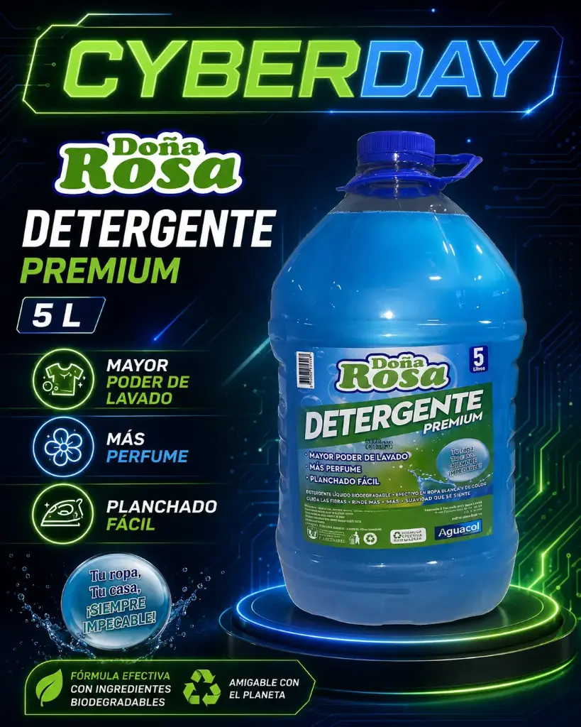 DETERGENTE AGUACOL CON SUAVIZANTE 5 LT
